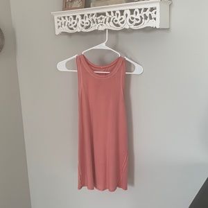 Lululemon tie back peach tank